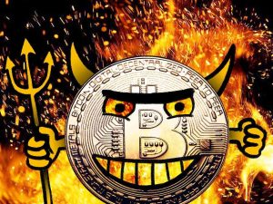 Биткоин bitcoin криптовалюта зло